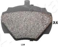 Ashika 51-0L-L04 комплект тормозных колодок, дисковый тормоз на LAND ROVER DEFENDER Station Wagon (LD)