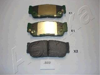 Ashika 51-0S-S02 комплект тормозных колодок, дисковый тормоз на SSANGYONG REXTON (GAB_)