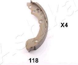 Ashika 55-01-118 комплект тормозных колодок на NISSAN PRIMERA Traveller (WP11)