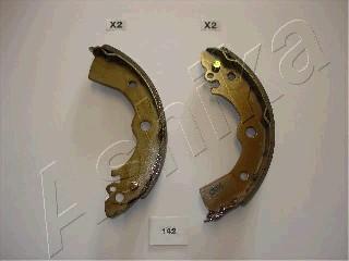Ashika 55-01-142 комплект тормозных колодок на NISSAN ALMERA I Hatchback (N15)