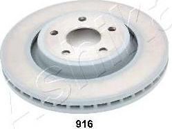 Ashika 60-09-916 тормозной диск на JEEP GRAND CHEROKEE IV (WK, WK2)