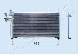 Ashika CND283027 конденсатор, кондиционер на HYUNDAI SANTAMO