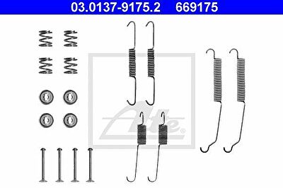 ATE 03.0137-9175.2 комплектующие, тормозная колодка на PEUGEOT 306 (7B, N3, N5)