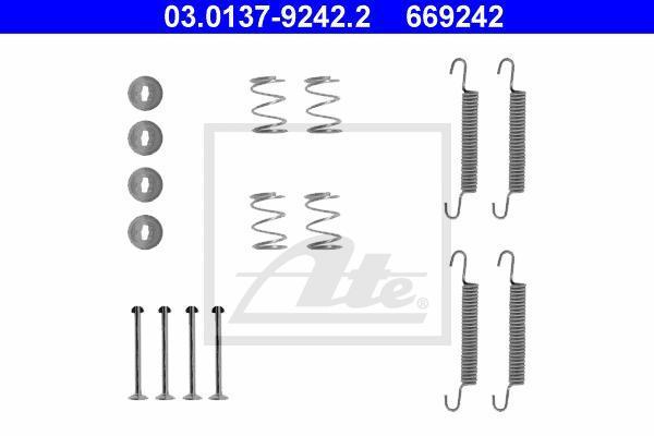 ATE 03.0137-9242.2 комплектующие, стояночная тормозная система на OPEL OMEGA B (25_, 26_, 27_)
