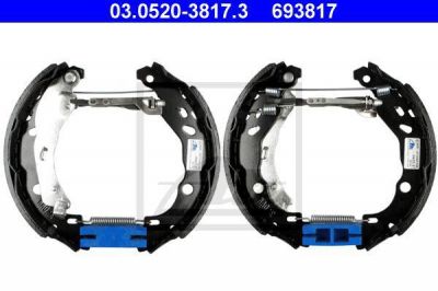 ATE 03.0520-3817.3 комплект тормозных колодок на RENAULT CLIO II (BB0/1/2_, CB0/1/2_)