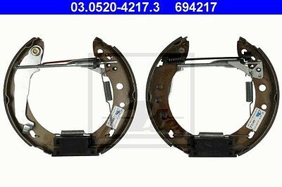ATE 03.0520-4217.3 комплект тормозных колодок на NISSAN MICRA II (K11)