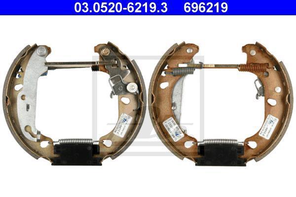 ATE 03.0520-6219.3 комплект тормозных колодок на FORD KA (RB_)