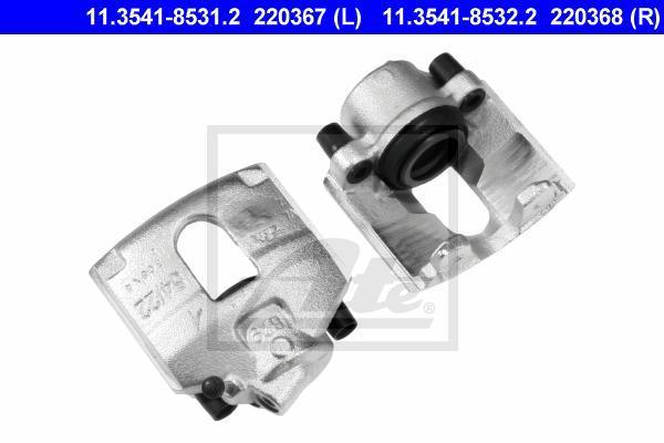 ATE 11.3541-8531.2 тормозной суппорт на FORD FIESTA IV (JA_, JB_)