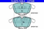ATE 13-0470-7228-2 Колодки торм.пер. CERAMIC