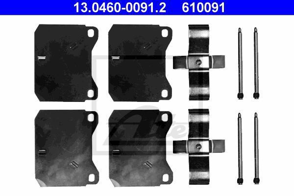 ATE 13.0460-0091.2 комплектующие, колодки дискового тормоза на VW LT 28-35 I автобус (281-363)