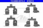 ATE 13.0460-0213.2 комплектующие, колодки дискового тормоза на NISSAN X-TRAIL (T31)