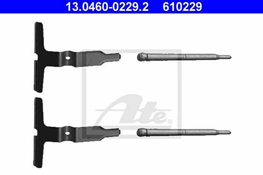ATE 13.0460-0229.2 комплектующие, колодки дискового тормоза на MERCEDES-BENZ C-CLASS купе (CL203)