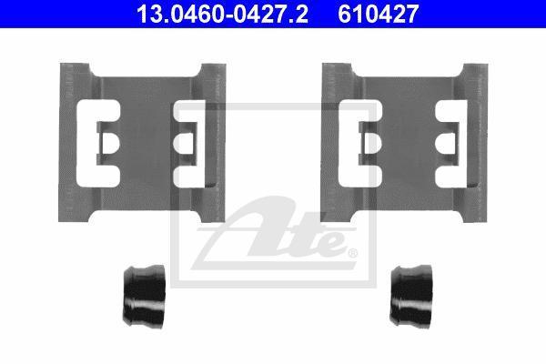 ATE 13.0460-0427.2 комплектующие, колодки дискового тормоза на FORD TRANSIT c бортовой платформой/ходовая часть (E_ _)