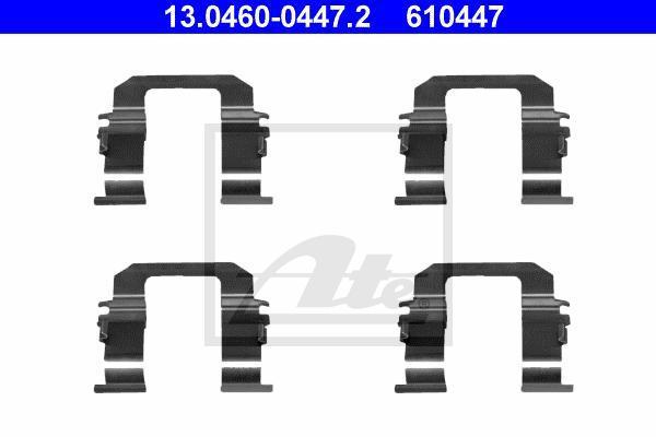 ATE 13.0460-0447.2 комплектующие, колодки дискового тормоза на OPEL FRONTERA B (6B_)
