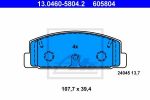 ATE 13.0460-5804.2 Колодки торм.зад. Mazda 323, 6, 626, Premacy