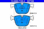 ATE 13.0460-7169.2 Колодки задние E60/E65/X5(E70)/X6(E71) all 02->