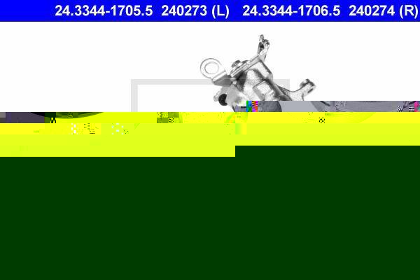 ATE 24.3344-1706.5 тормозной суппорт на FORD FOCUS (DAW, DBW)