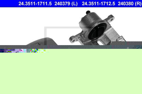 ATE 24.3511-1711.5 тормозной суппорт на TOYOTA YARIS VERSO (_NLP2_, _NCP2_)