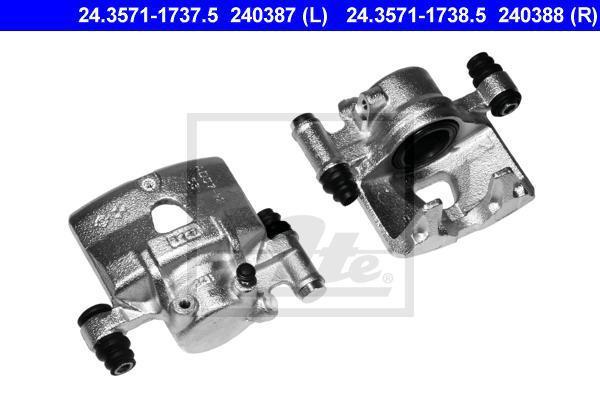 ATE 24.3571-1737.5 тормозной суппорт на MITSUBISHI L 300 автобус (P0_W, P1_W, P2_W)