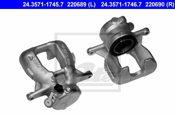 ATE 24.3571-1745.7 тормозной суппорт на PEUGEOT 407 (6D_)