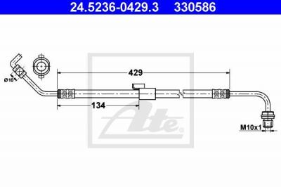 ATE 24.5236-0429.3 тормозной шланг на FORD TRANSIT c бортовой платформой/ходовая часть (E_ _)