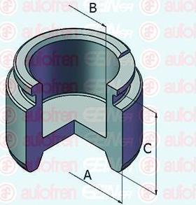 AUTOFREN SEINSA D025586 поршень, корпус скобы тормоза на MERCEDES-BENZ S-CLASS (W140)
