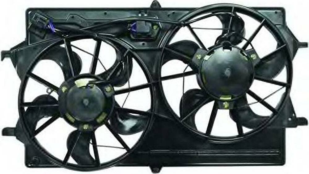 AVA Вентилятор радиатора FORD Focus I 98-04 /АКПП/AC+ (FD7508)
