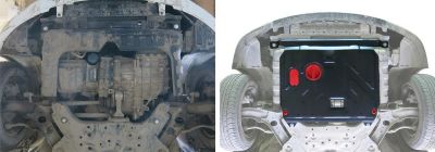 Автоброня 111.02343.1.1 111.02343.1.1 Защита картера + КПП (1 мм) + комплект крепежа, Hyundai Solaris 2011-2016, V - 1.4; 1.6/Kia Rio 2011