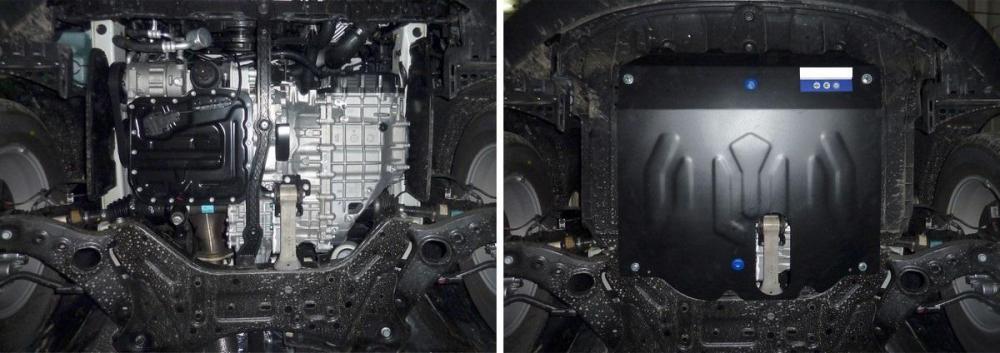 АВТОБРОНЯ 111.02823.1_защита картера и КПП! KIA Sorento 2.4i/2.2d 12> KIA Sorento/Soul 09-> (111.02823.1)