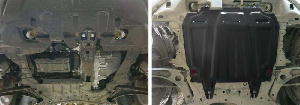 Автоброня 111.04016.3 111.04016.3 Защита картера + КПП, Citroёn C4 Aircross 2012-2016,V - 1.6; 2.0/Citroёn C-Crosser 2007-2013,V - 2.2