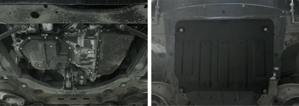 АвтоБРОНЯ Защита картера и КПП Nissan Qashqai (14-) 111041531 (111041531)