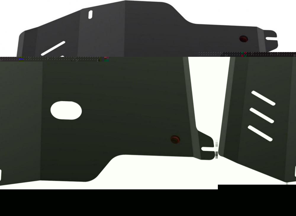АвтоБРОНЯ Защита картера и КПП Seat Leon/Volkswagen Bora/Golf IV/New Beetle (98-05) 111058231 (111058231)