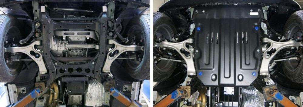 АвтоБРОНЯ Защита картера Volkswagen Touareg (10-) 111058242 (111058242)