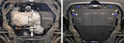 Автоброня 111.08001.2 111.08001.2 Защита картера + КПП, FAW B50 Besturn 2012-, V - 1.6/FAW X80 Besturn 2016-, V - 2.0