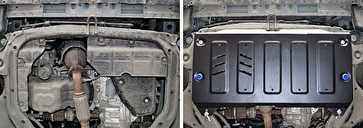 Автоброня 111.08903.1 111.08903.1 Защита картера + КПП, Changan Eado 2013-, V - 1.6