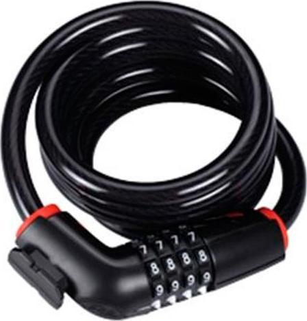 Замок велосипедный BBB CodeLock 12mm x 1800mm кодовый (BBL-45)