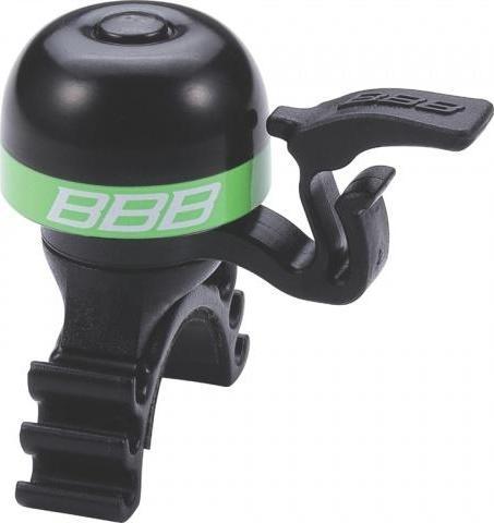 Звонок BBB MiniFit черный/зеленый (BBB-16) (б/р)