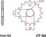BIKE ALERT Звезда цепного привода (JTF 564 13)