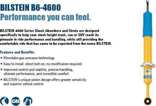 Bilstein Bil_010018 амортизатор на CHEVROLET S10 пикап