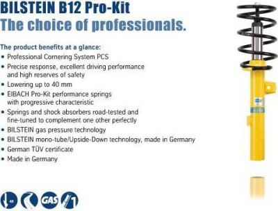 Bilstein Bil_015224 комплект ходовой части, пружины / амортизаторы на MERCEDES-BENZ C-CLASS (W202)