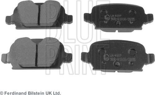 Blue Print ADZ94232 комплект тормозных колодок, дисковый тормоз на OPEL CORSA C (F08, F68)
