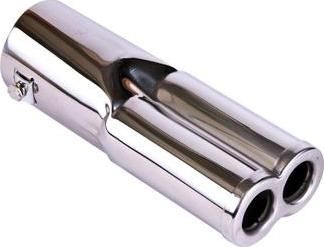 BOLK BK01408 Насадка на глушитель 73х195х63мм хром