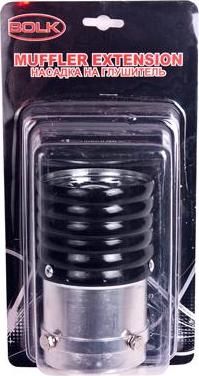 BOLK BK01443BK Насадка на глушитель 73х125х60мм хром-черная