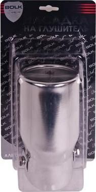 BOLK PREMIUM BK01446SR Насадка на глушитель 77х146х63мм алюминиевая