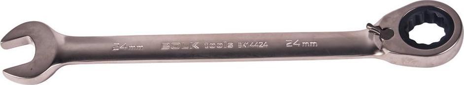 BOLK BK14424 Ключ комб. 24мм трещоточный, реверс