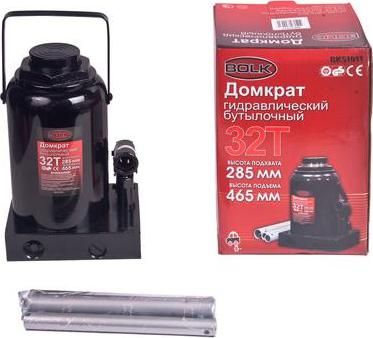 BOLK BK51011 Домкрат гидравлический бутылочный 32т 285-465мм