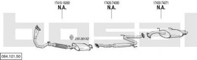 Bosal 084.121.50 система выпуска ог на TOYOTA CELICA Наклонная задняя часть (ST16_, AT16_)