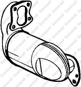 Bosal 090-479 катализатор на NISSAN ALMERA II (N16)