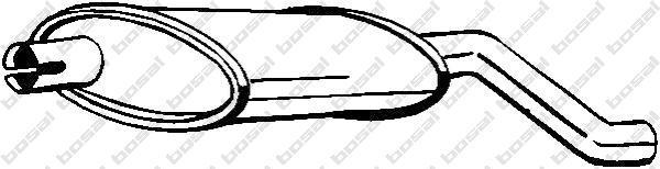 Bosal 185-869 глушитель выхлопных газов конечный на OPEL KADETT D (31_-34_, 41_-44_)