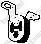 Bosal 255-086 Подвеска глушителя AUDI